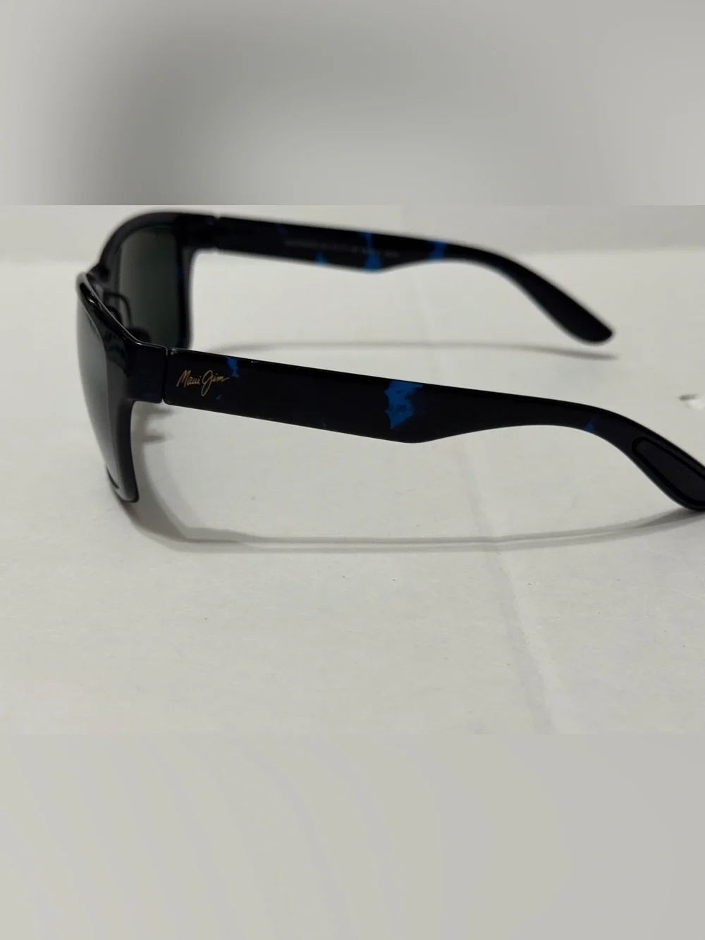 Maui Jim Road Trip MJ435-03J Polarized Sunglasses Black Blue 57-17-134